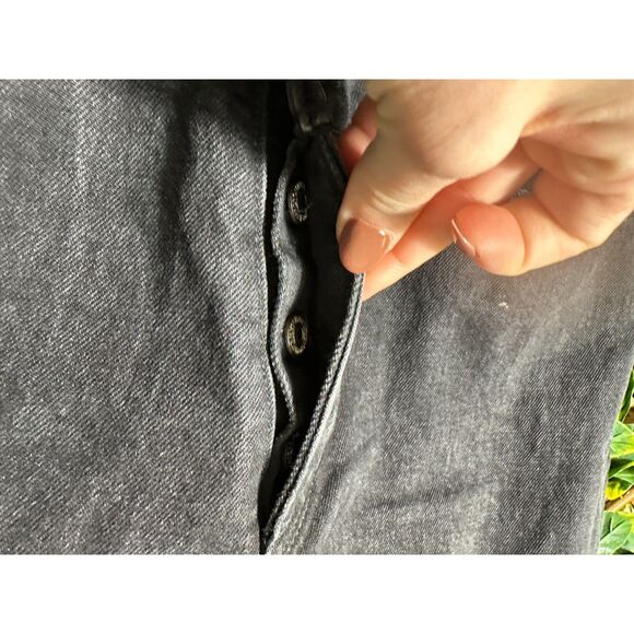 Abercrombie and Fitch The Dad High Rise Black Jeans Size 2S - Picture 7 of 7